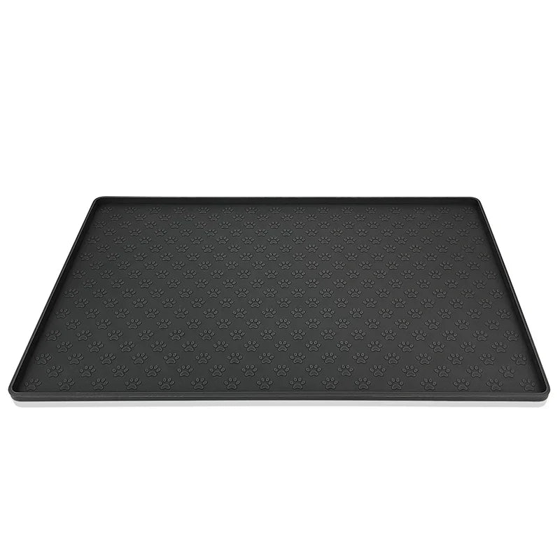 Alfombrilla de Silicona Impermeable para Comederos de Mascotas