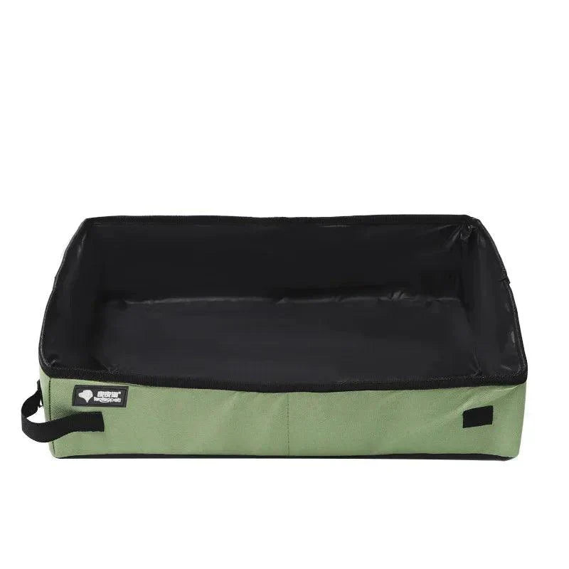 Caja de Arena Plegable de Viaje para Gatos